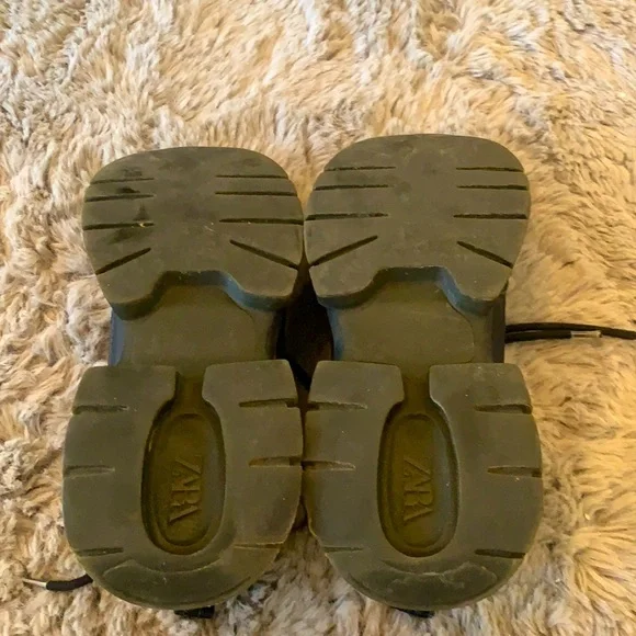 ZARA CHUNKY BLACK SNEAKERS - Picture 9 of 9